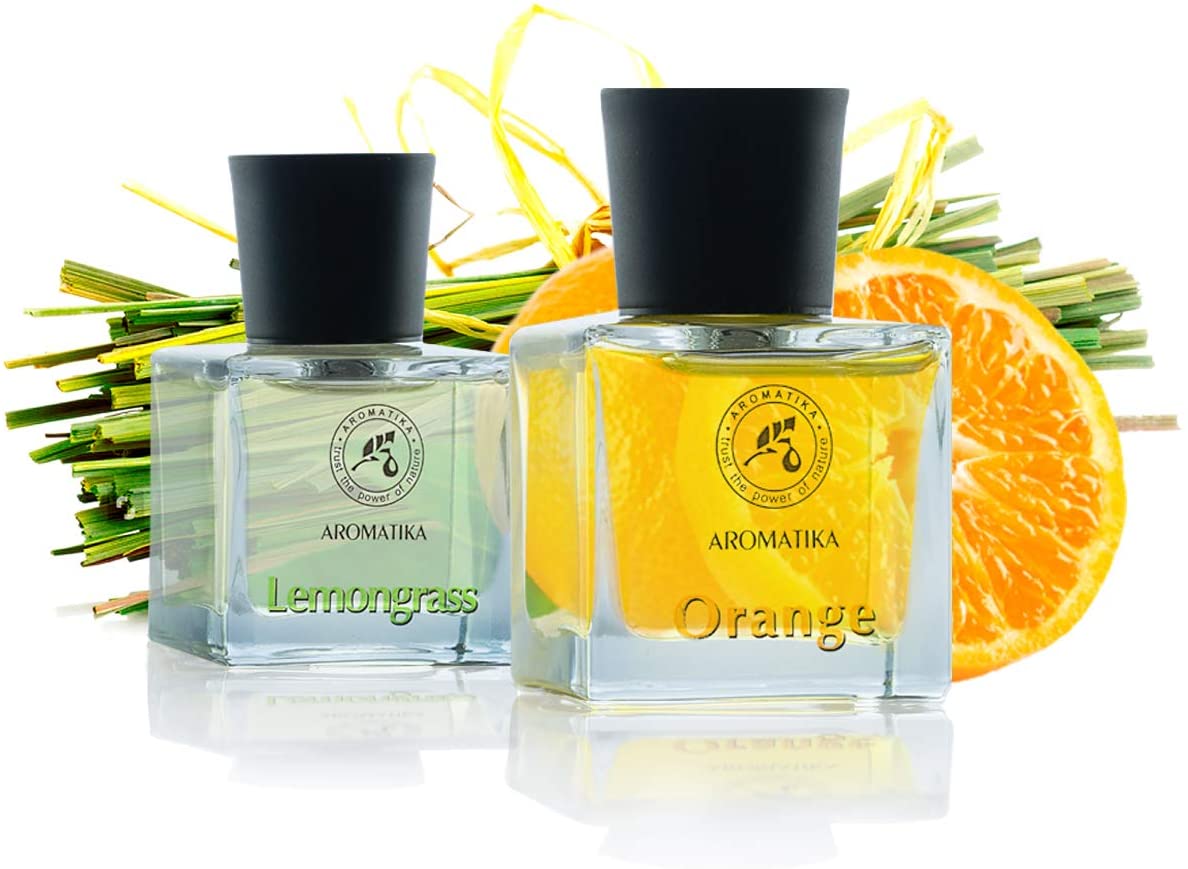 Tyčinkové difuzéry - Set Lemongrass + Orange